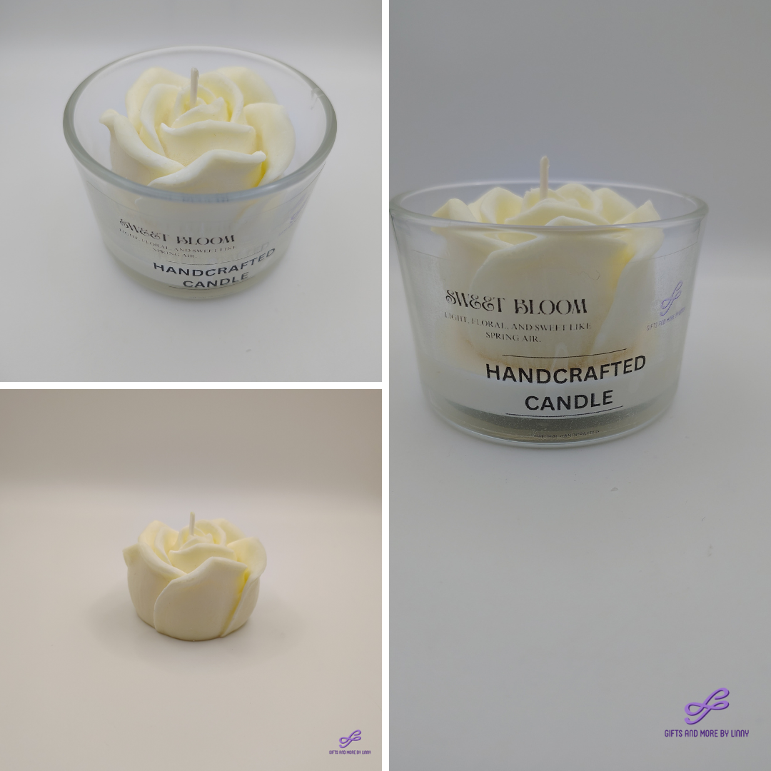 Timeless Rose Handcrafted Candle 4oz Jar