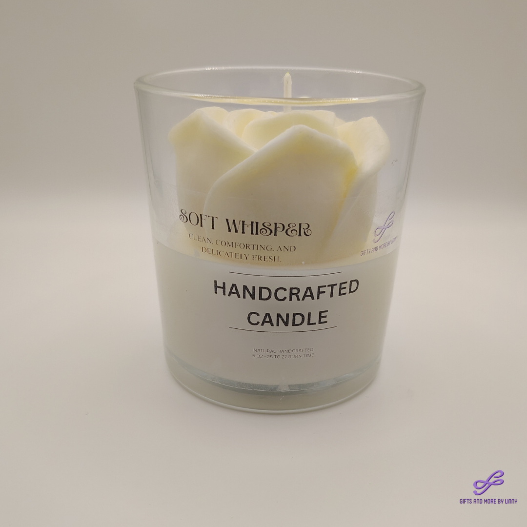 Timeless Rose Handcrafted Candle 8oz Jar