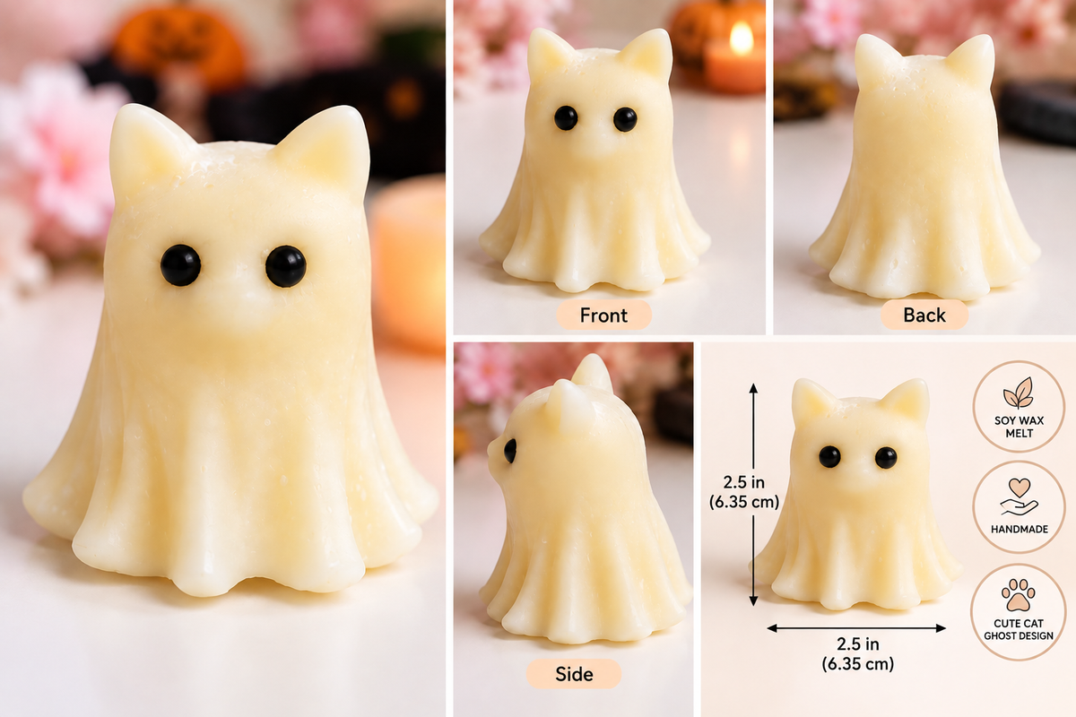 Boo Crew Cat & Dog Ghost Soy Wax Melts 👻🐾