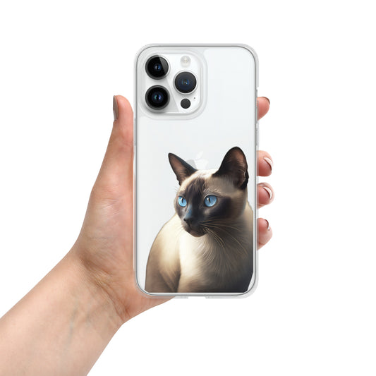 Ginger, Siamese Cat Clear Case for iPhone®