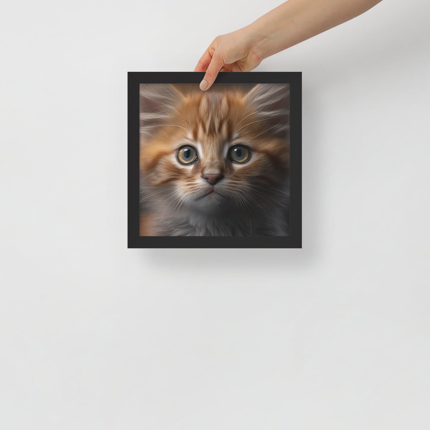 Luna, Kitten Framed poster