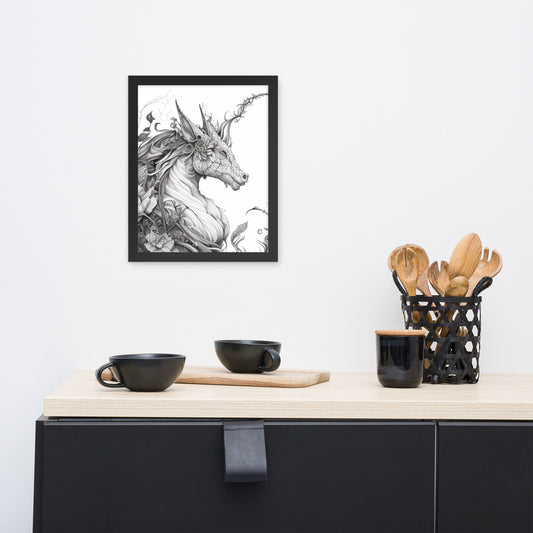 Celeste Mystical Creature Framed poster