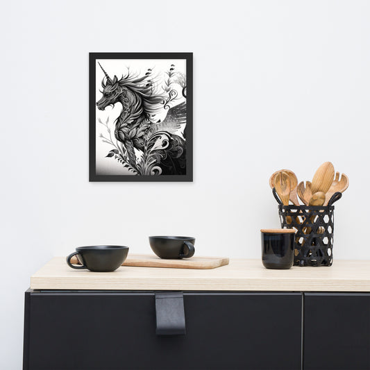 Crystal Mystical Creature Framed poster