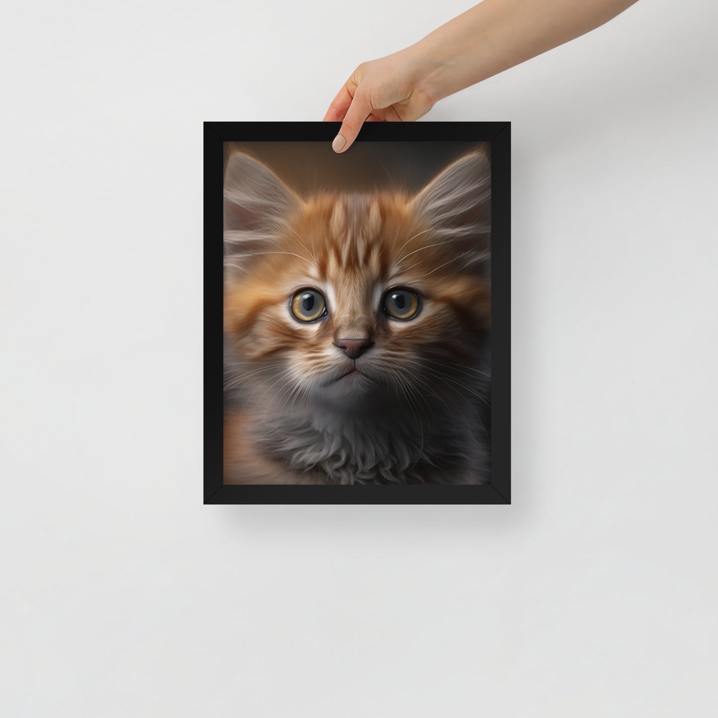 Luna, Kitten Framed poster