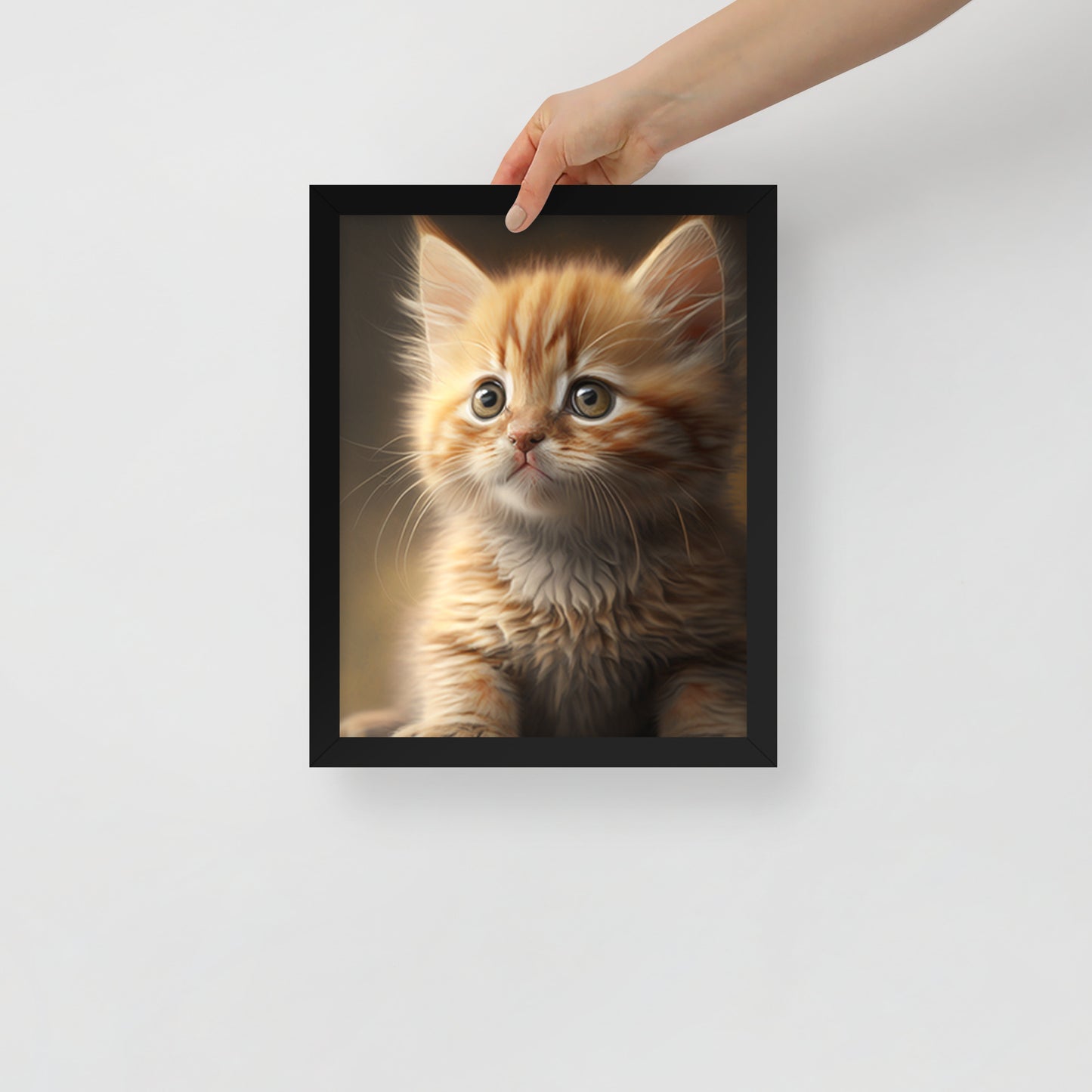 Bella, Kitten Framed poster