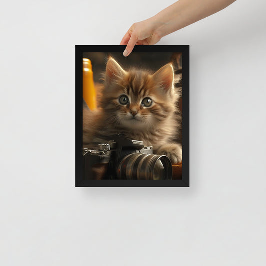 Tigger, Kitten Framed poster