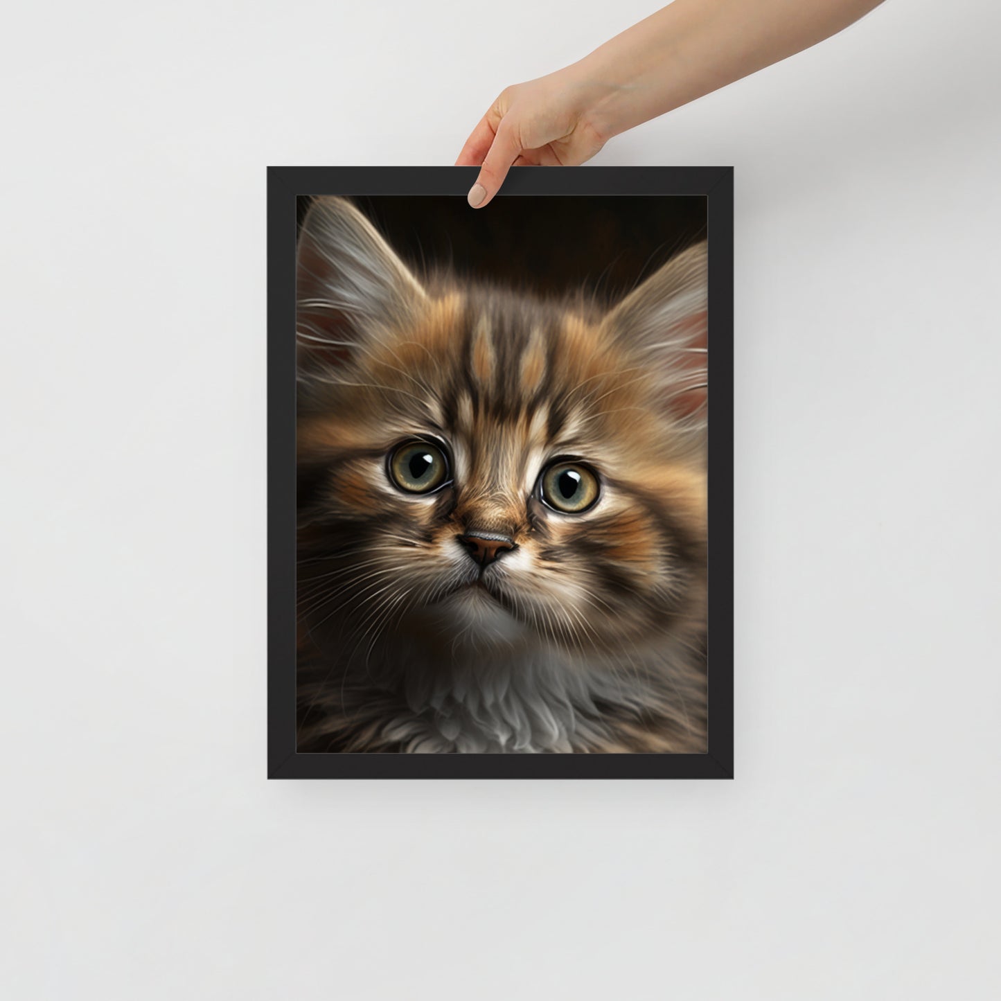 Charlie, Kitten Framed poster