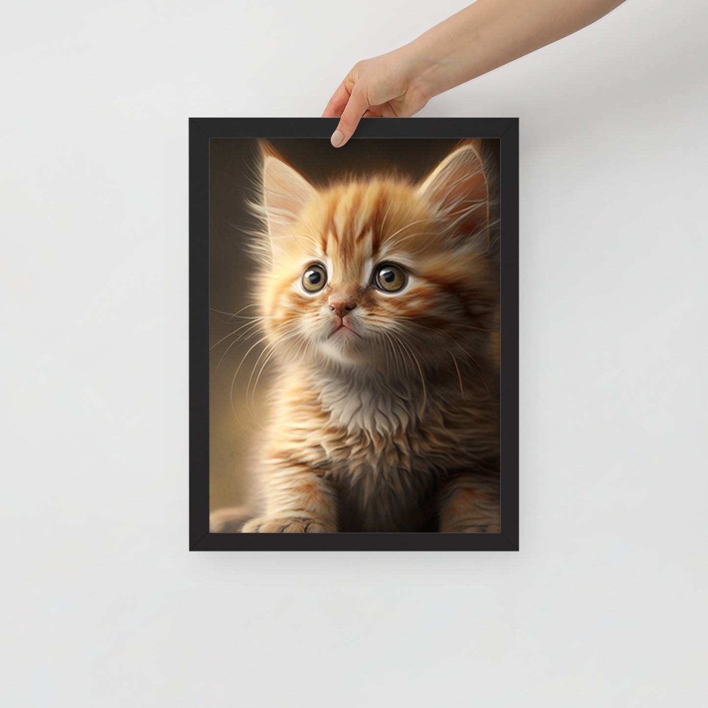 Bella, Kitten Framed poster