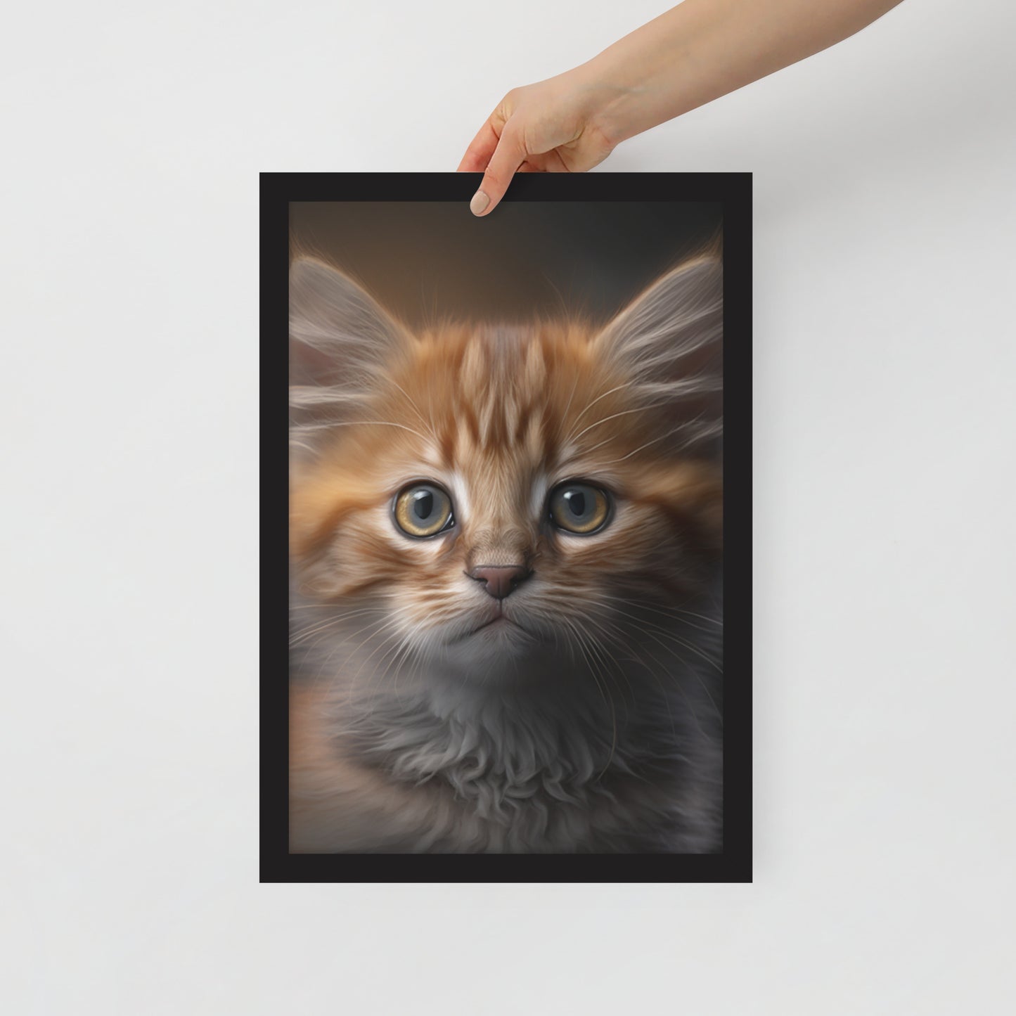 Luna, Kitten Framed poster