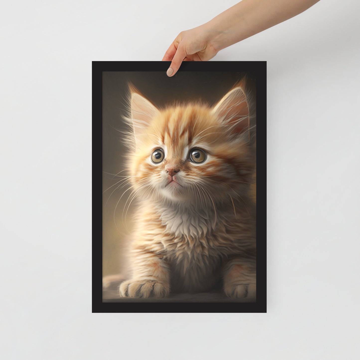 Bella, Kitten Framed poster