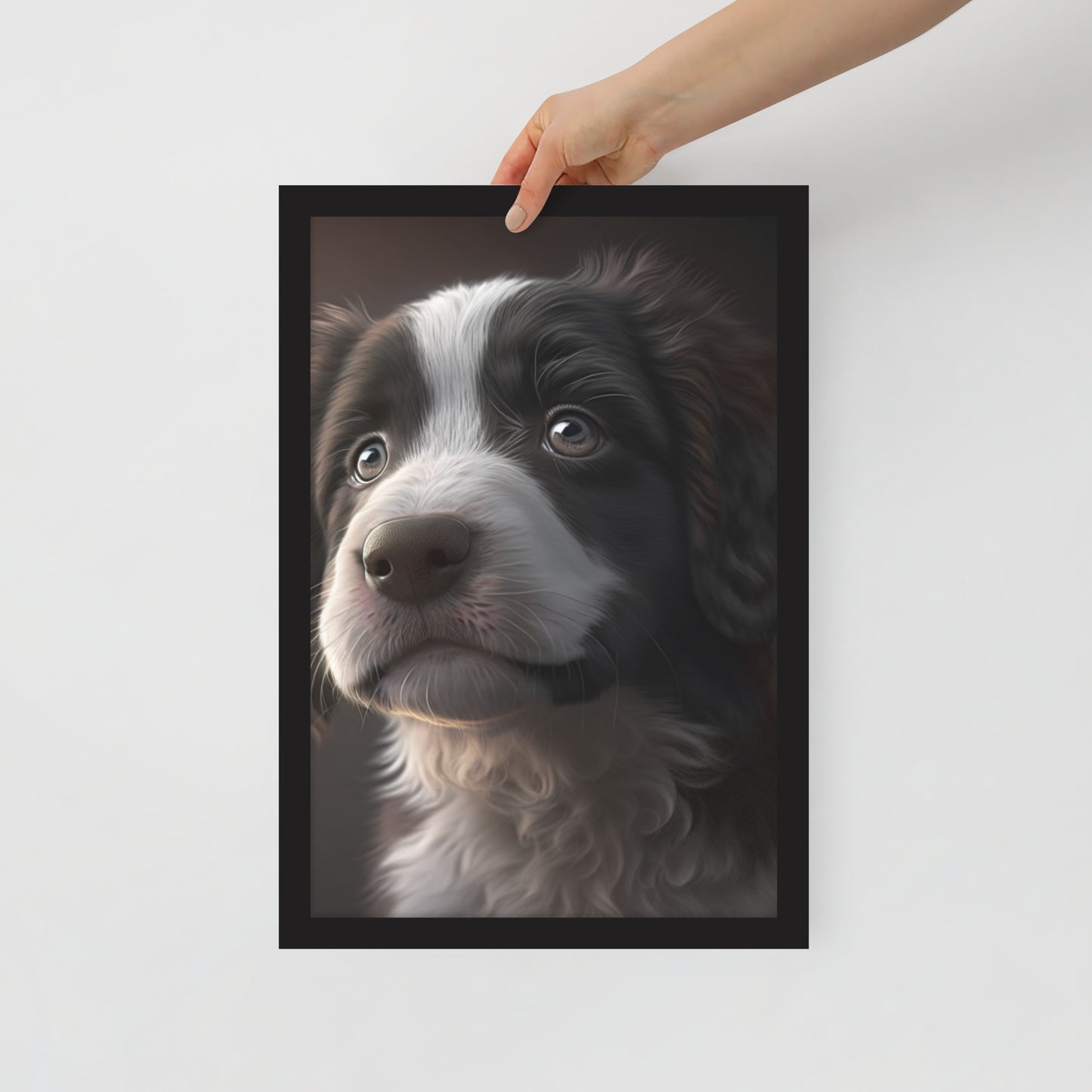Max, Puppy Framed poster