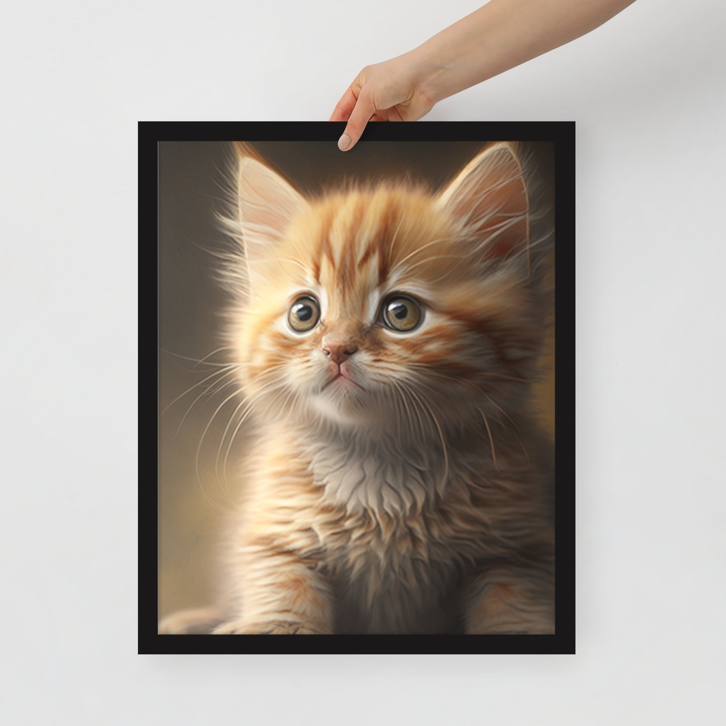 Bella, Kitten Framed poster