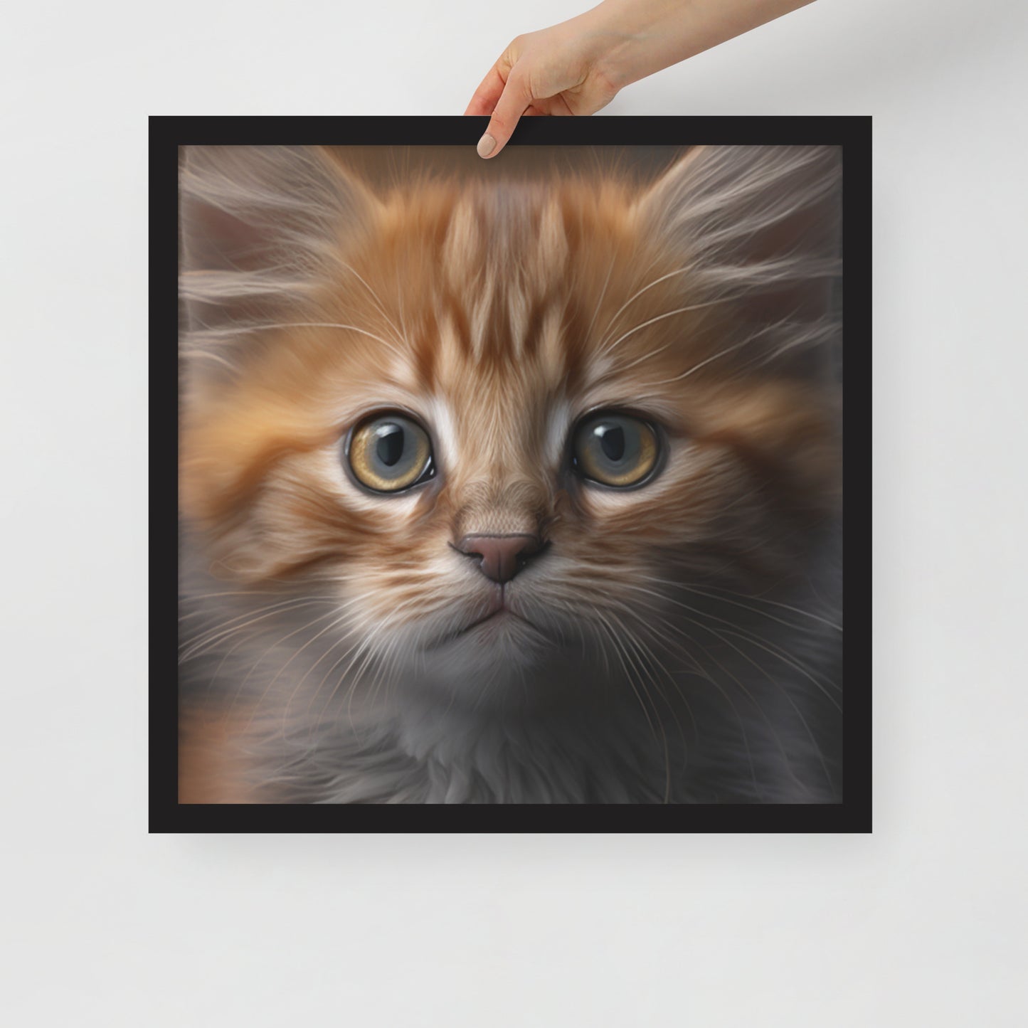 Luna, Kitten Framed poster