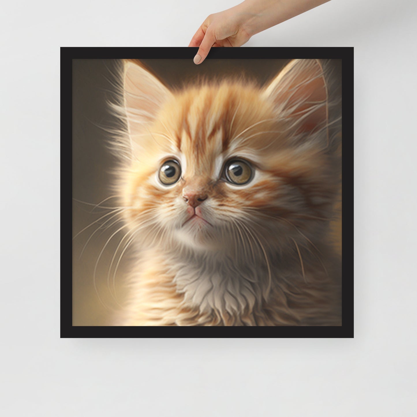 Bella, Kitten Framed poster