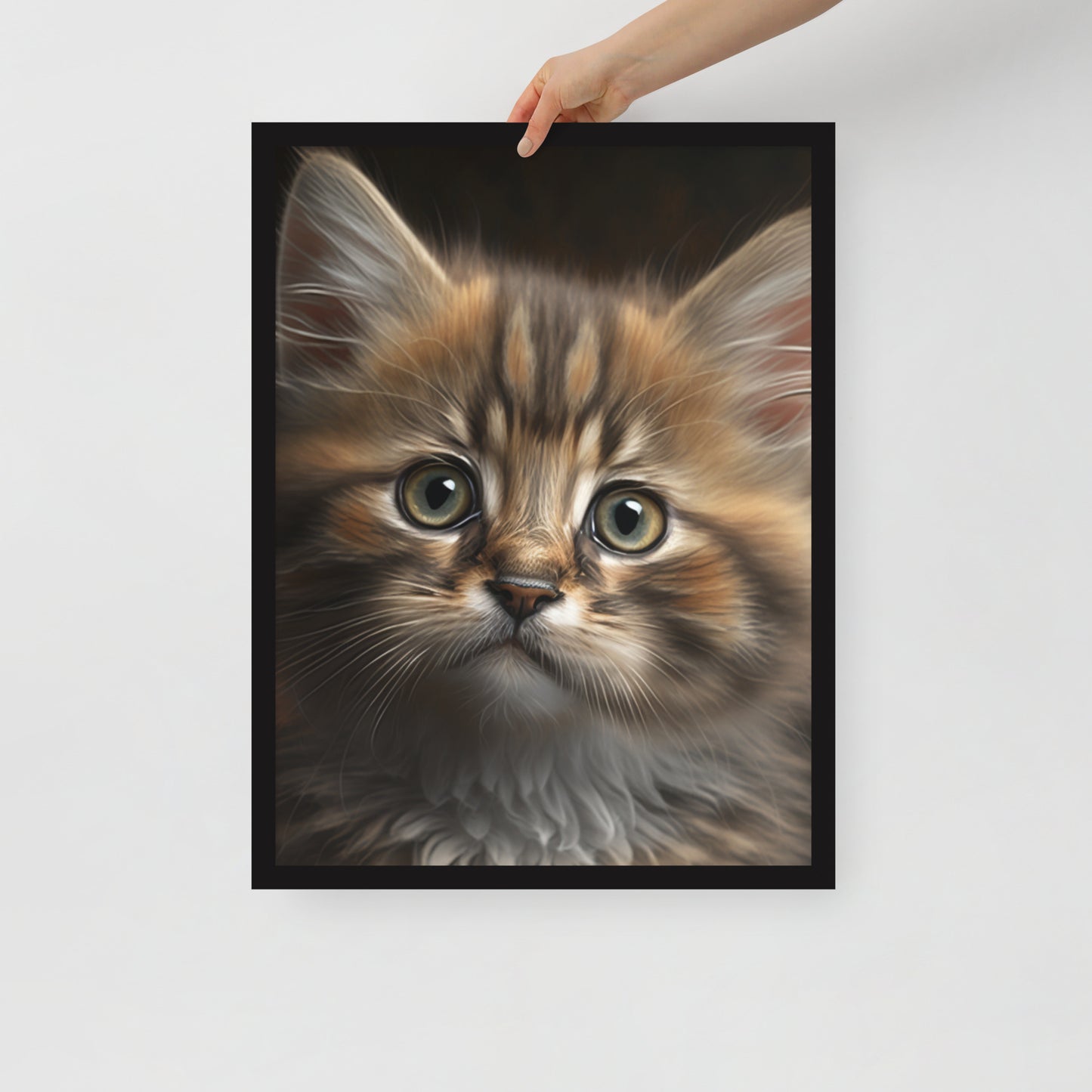 Charlie, Kitten Framed poster