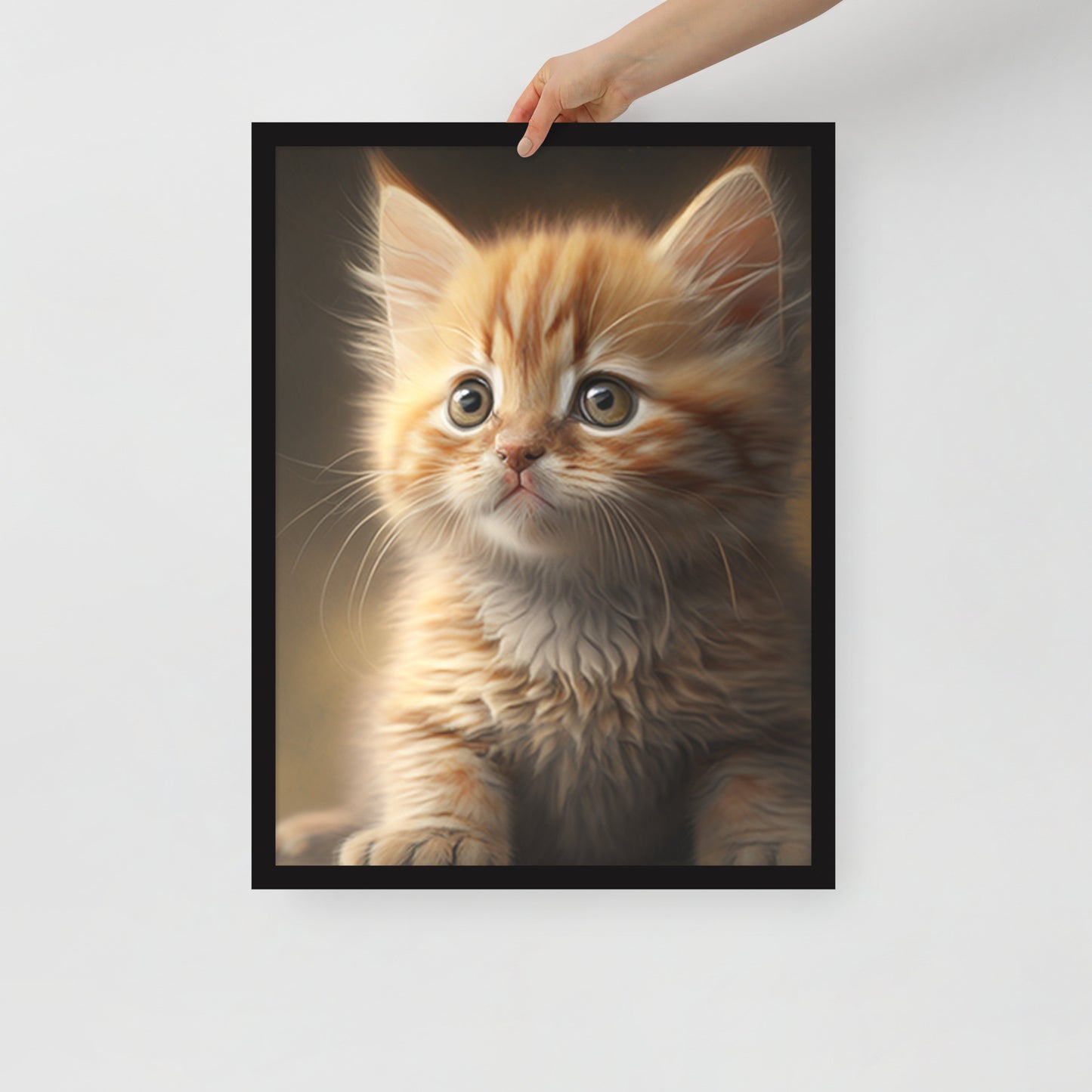 Bella, Kitten Framed poster