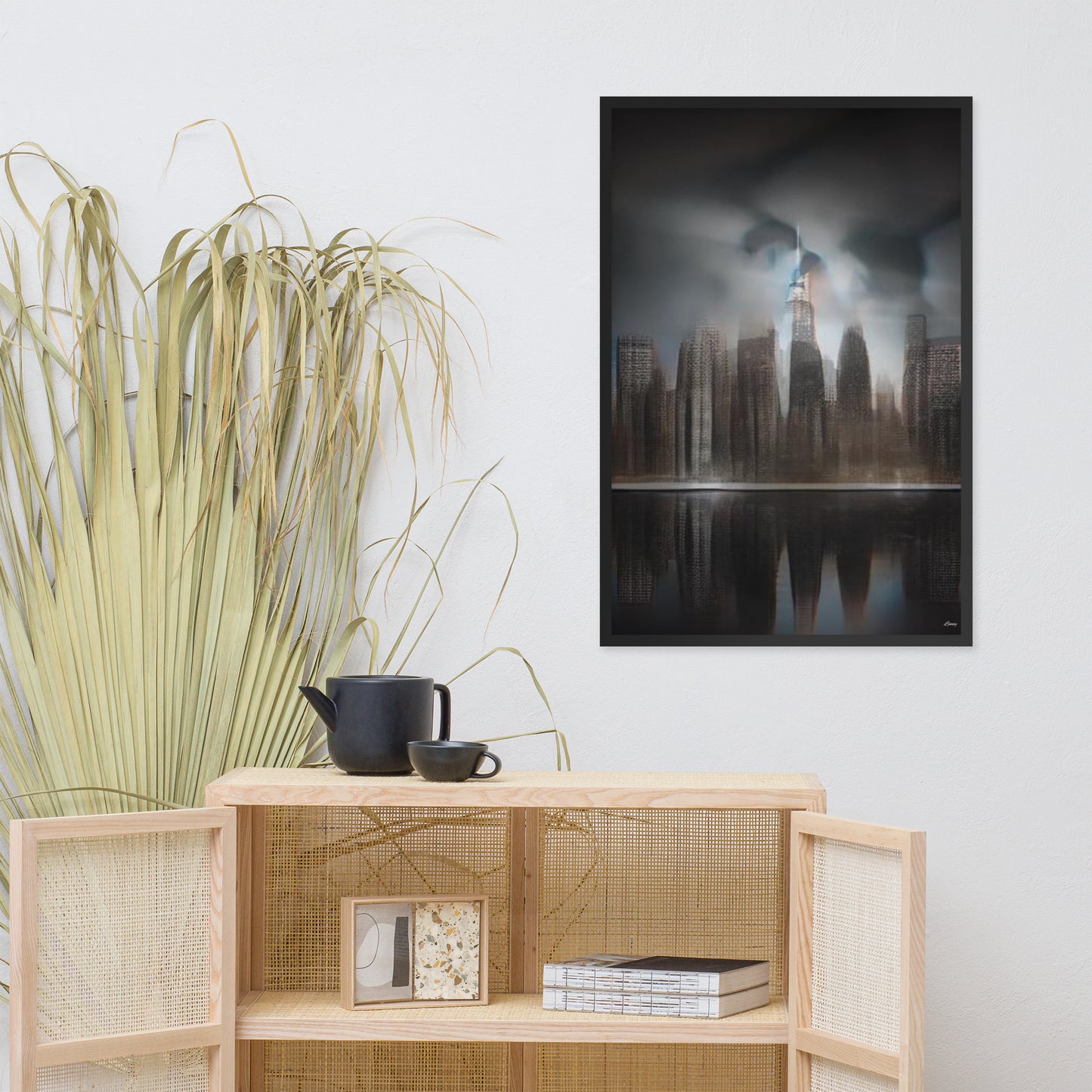 Cloudscraper Framed poster