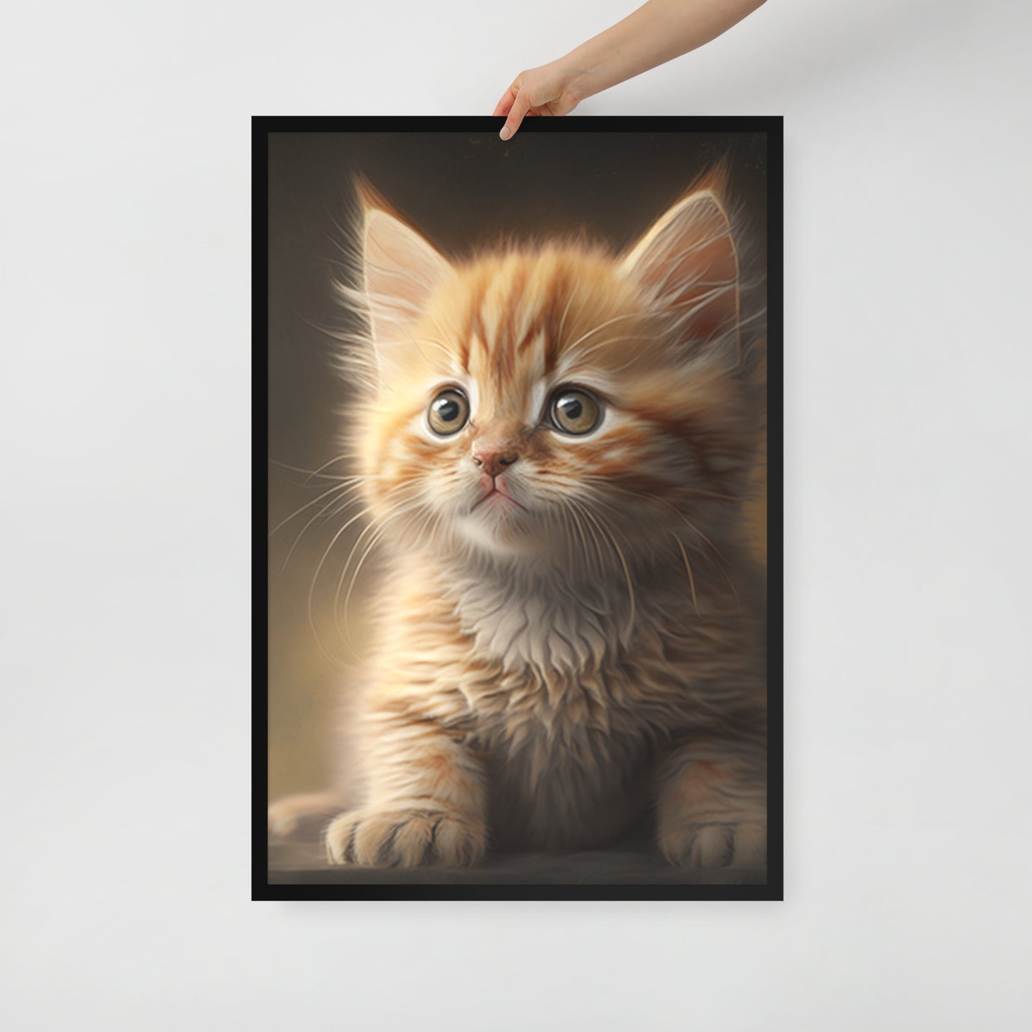 Bella, Kitten Framed poster