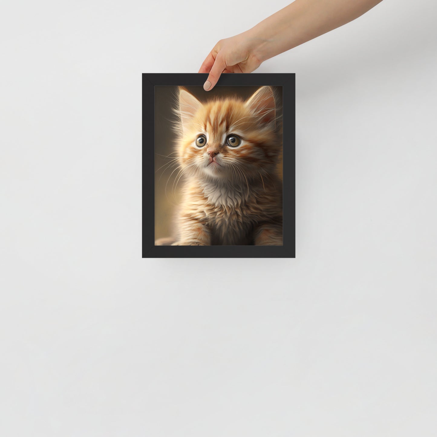 Bella, Kitten Framed poster