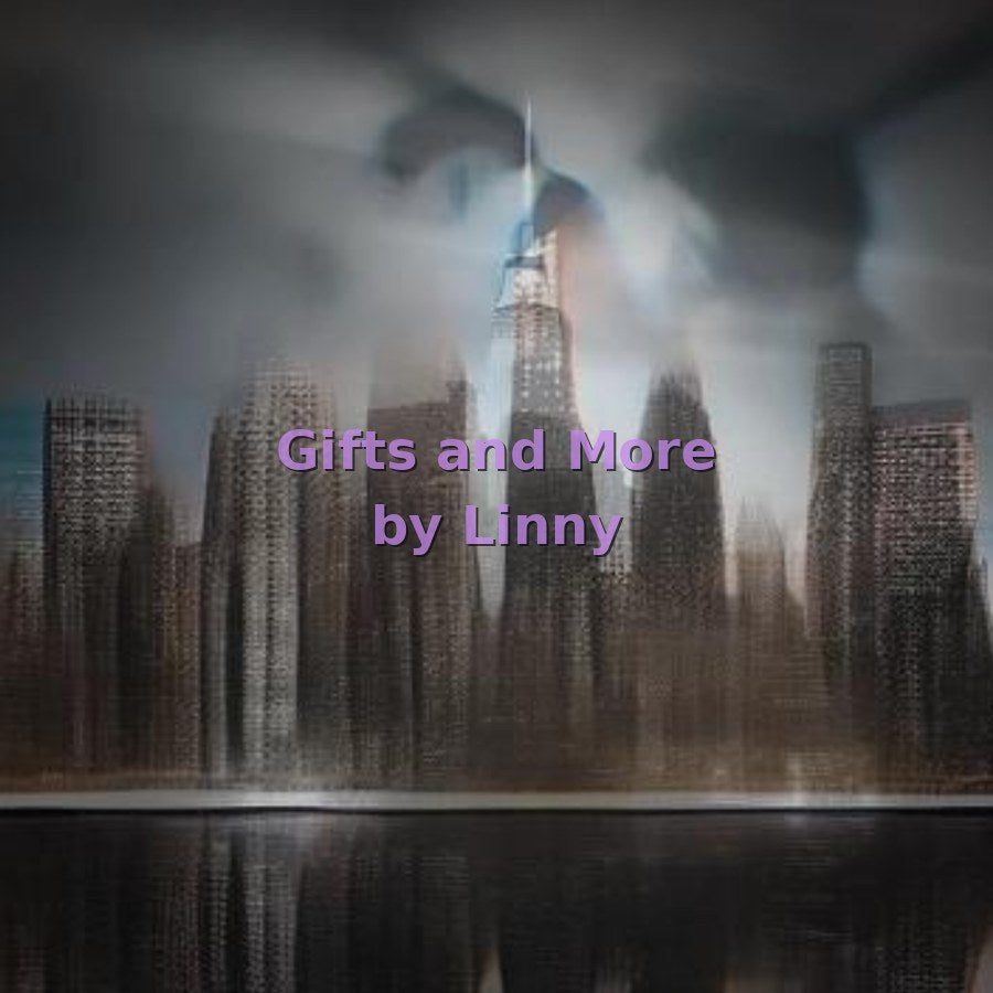Moody city skyline art 2 of 4, protected preview