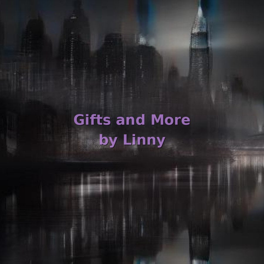 Moody city skyline art 3 of 4, protected preview