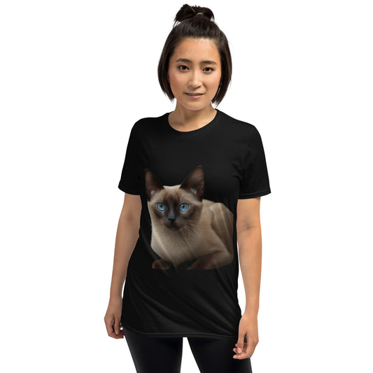 Angel, Siamese Cat Short-Sleeve Unisex T-Shirt